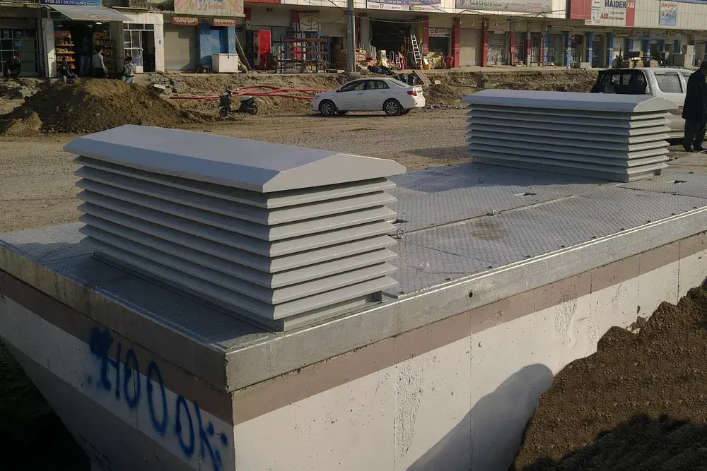 پست‌ تمام بتنی تمام دفنی